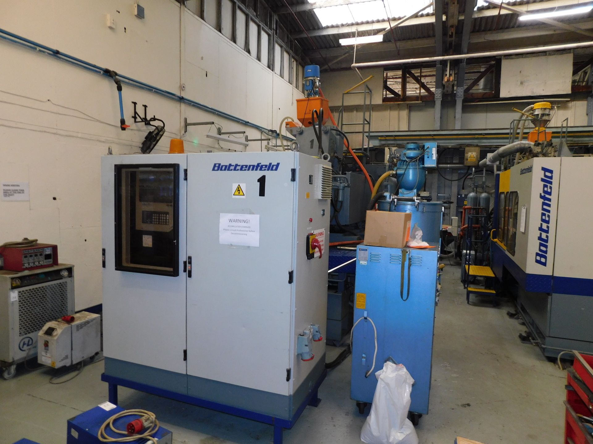 1989 Battenfeld BNT6500/3200, Injection Moulding Machine, Serial Number: 5200U800, Plant Number: - Image 6 of 8