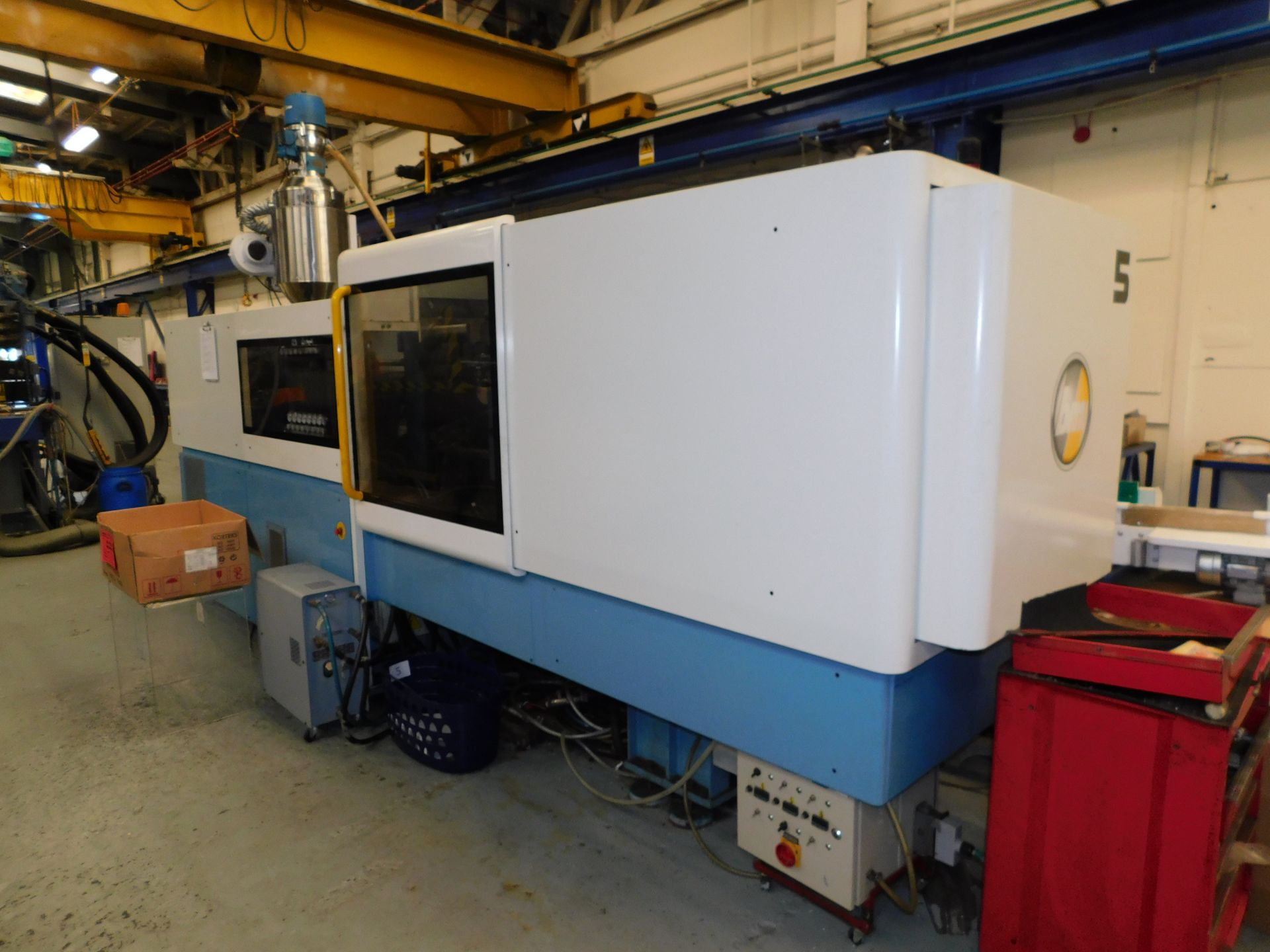 2001 BM Biraghi Sintesi 150 Injection Moulding Machine, Serial Number: T36001, Plant Number: 5