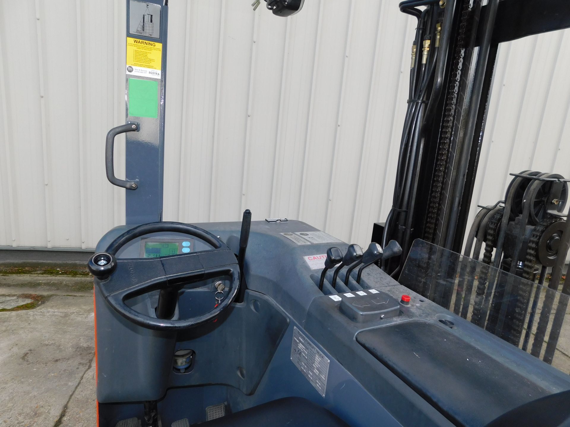 2002 Toyota 6FB RE14 Cascade Electric Sideshift Fork Lift Reach Truck, with Charger - Image 6 of 15