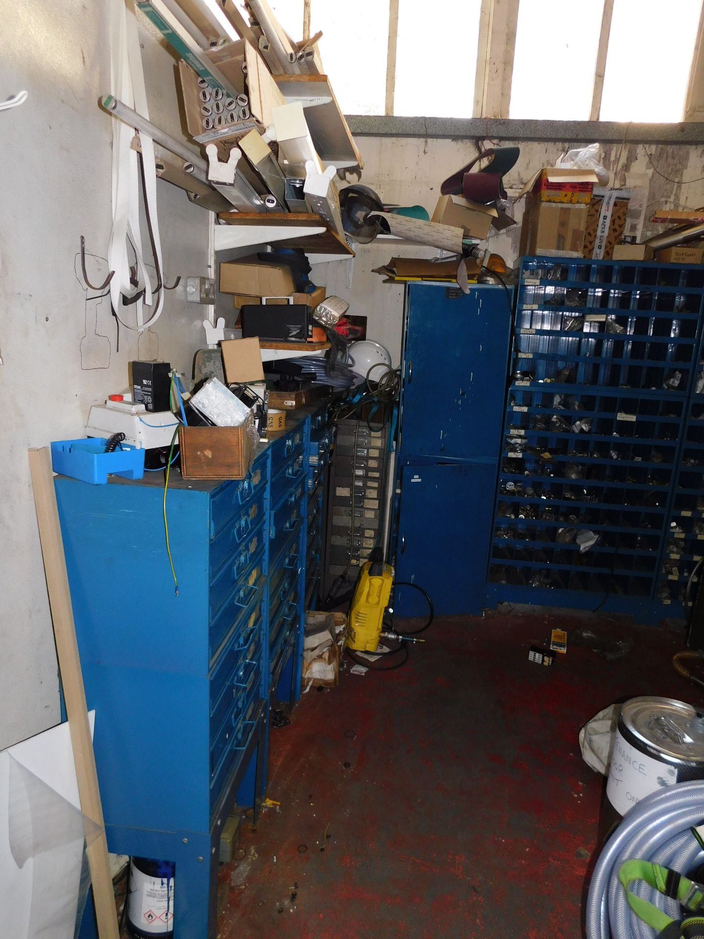 Contents to Workshop Stores Mainly Machine Spares, Electrical Spares & Cable - Image 2 of 21