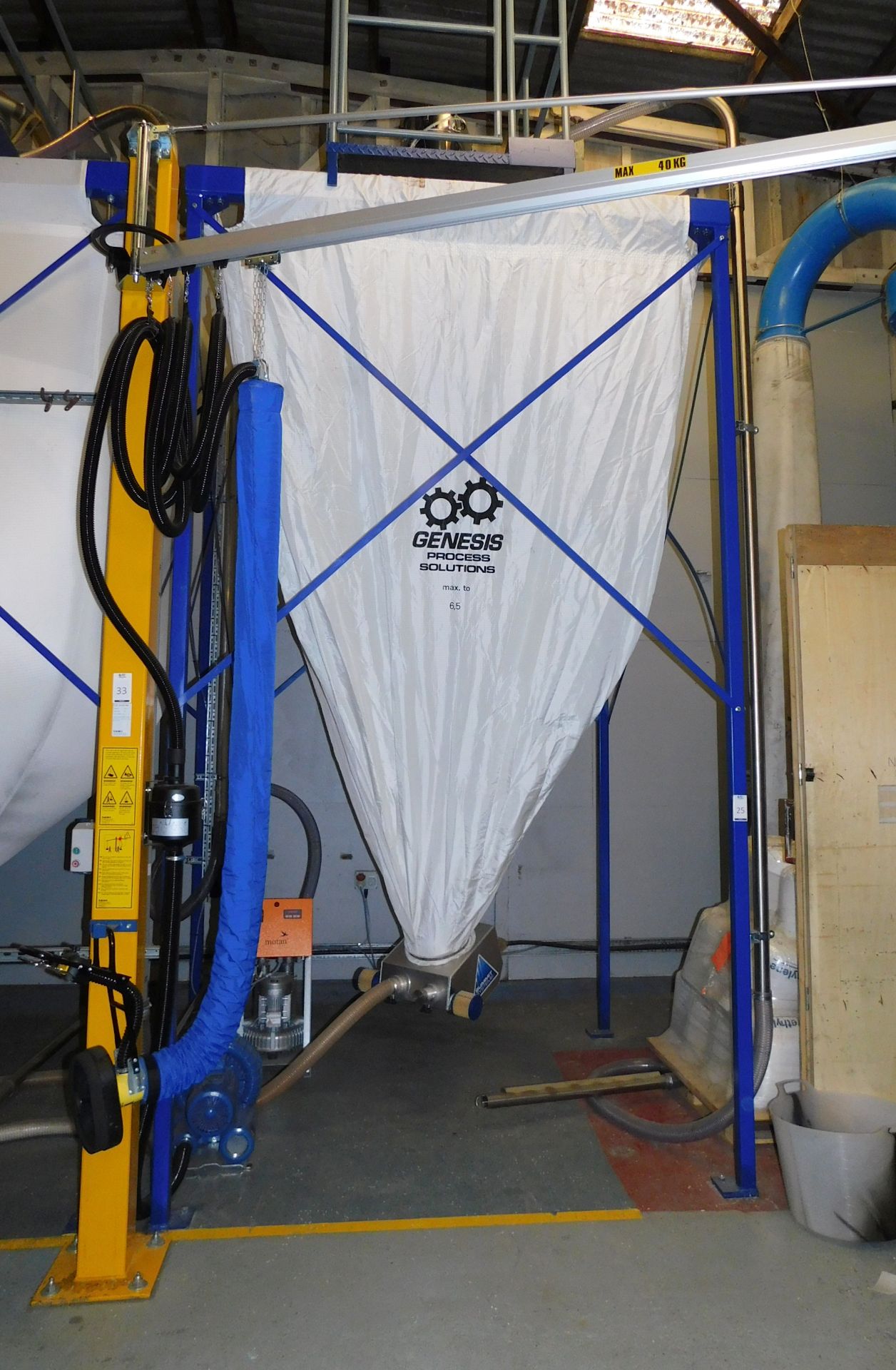 Genesis Process Solutions Bulk-Bag Raw Material Storage & Transport System (SILO 3) with Summit