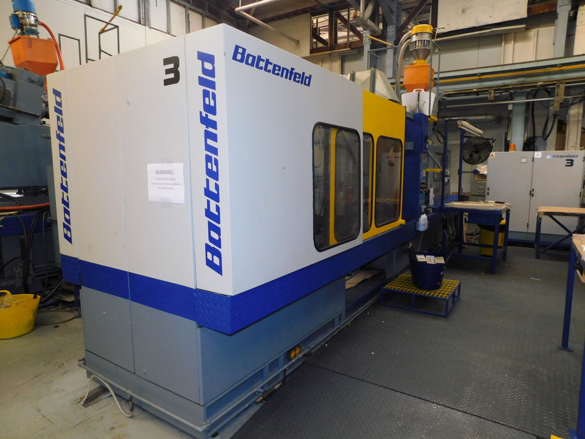 1991 Bettenfeld BN-T5000, Injection Moulding Machine, Serial Number: 47479, Plant Number: 3 870mm