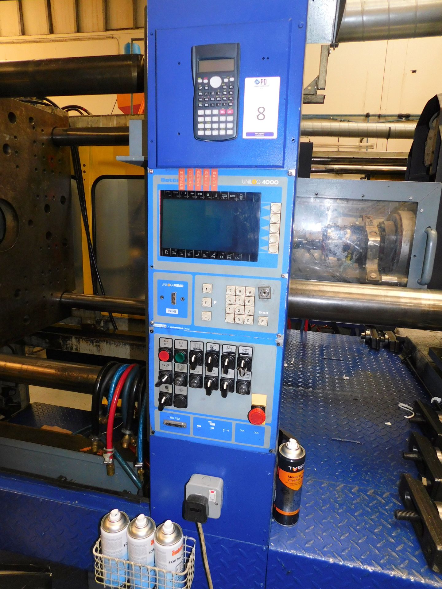 1991 Bettenfeld BN-T5000, Injection Moulding Machine, Serial Number: 47479, Plant Number: 3 870mm - Image 4 of 9