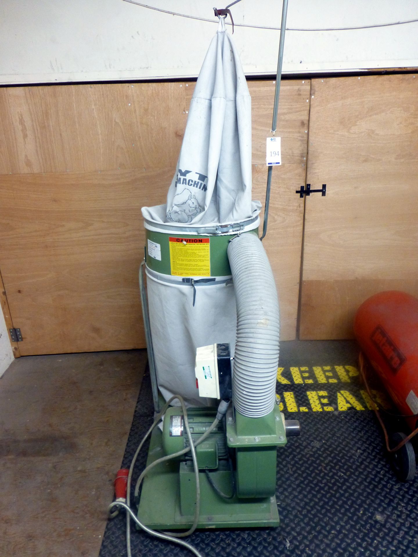 Single Bag Mobile Dust Collection Unit (415v)