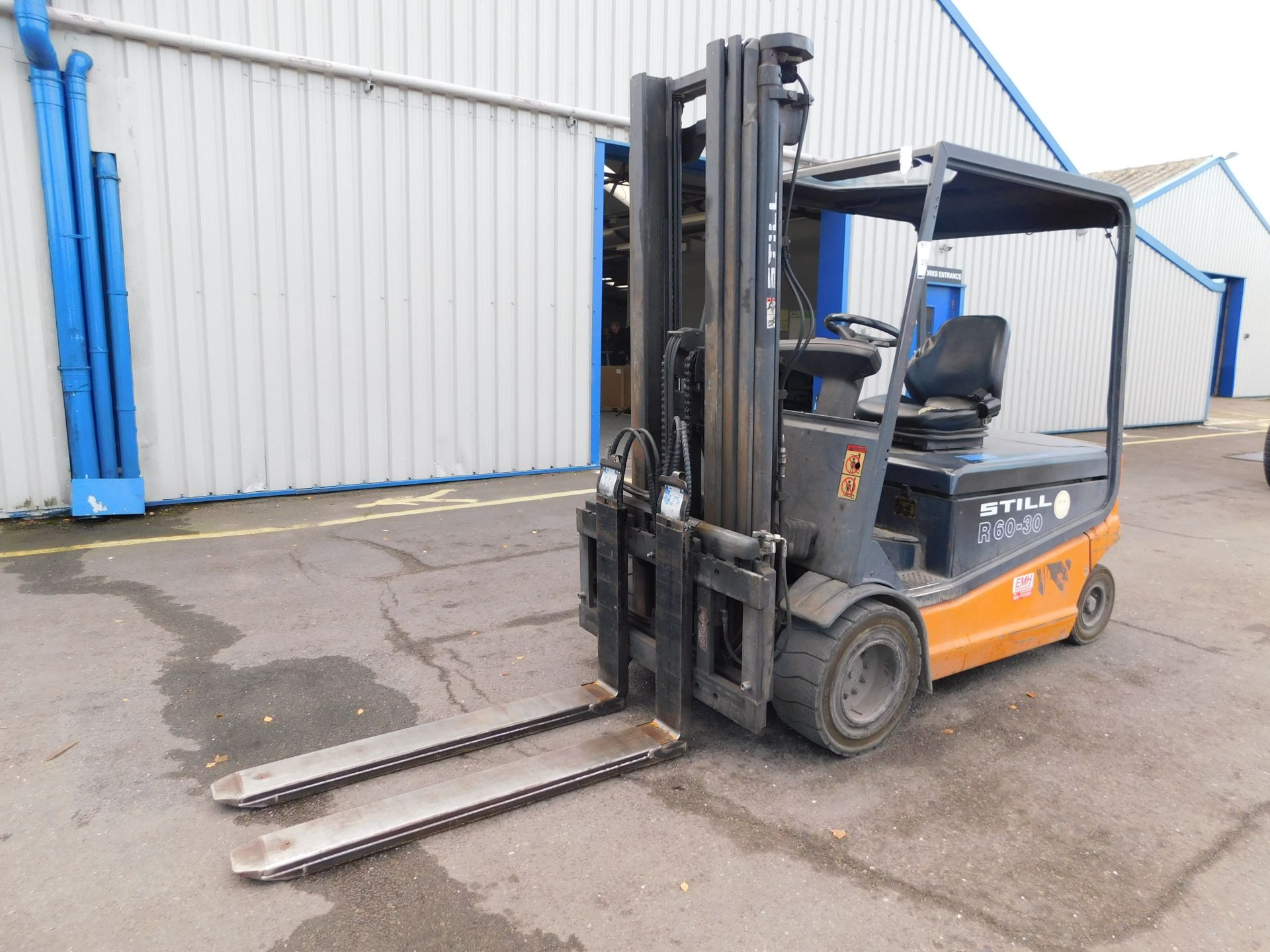 STILL R60-30 Electric Forklift Truck, Serial Number: 6025009705, 3000kg Capacity with Charger ( - Image 3 of 12