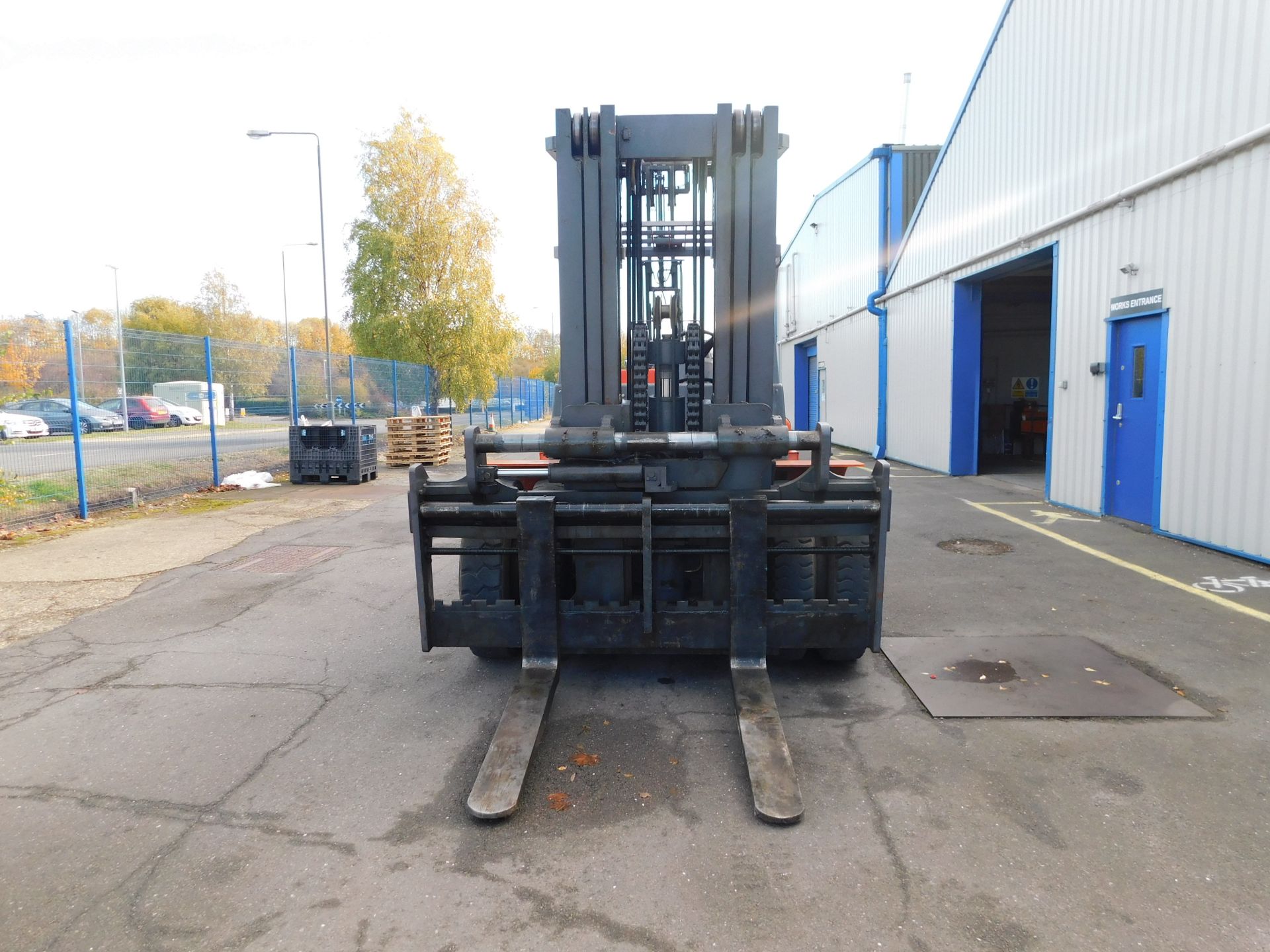 HELI HFD Diesel Forklift Truck, (2005), Lift Height 4350mm, Capacity 10,000kg, Serial Number: - Image 8 of 12