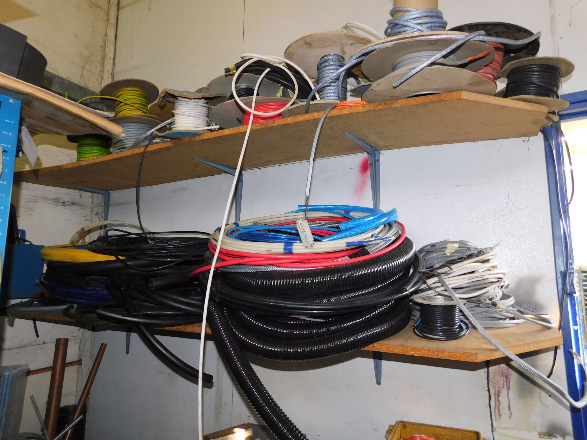 Contents to Workshop Stores Mainly Machine Spares, Electrical Spares & Cable - Image 6 of 21