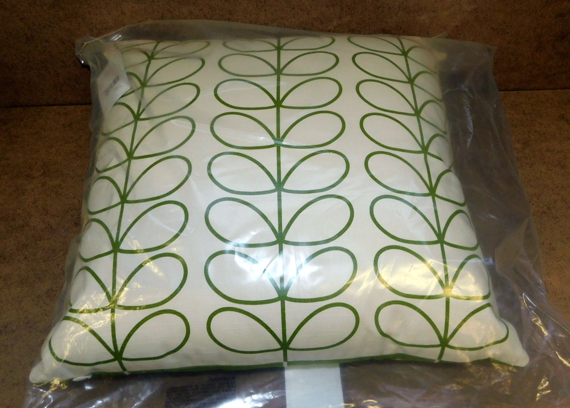 6 Orla Kiely Cushions, 50 x 50cm, Linear Stem Apple (RRP £40 each) - Image 2 of 2