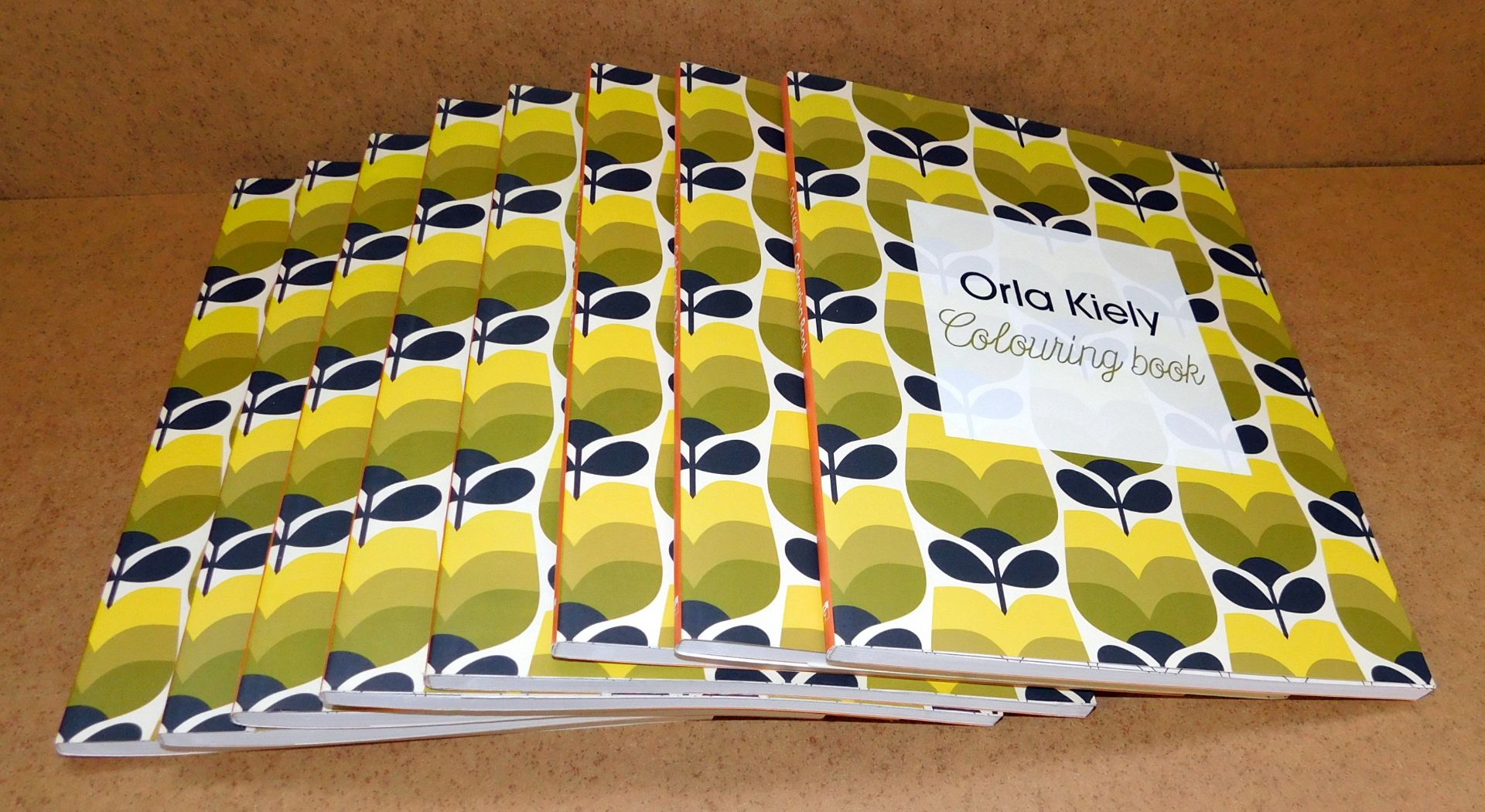 8 Orla Kiely Colouring Books