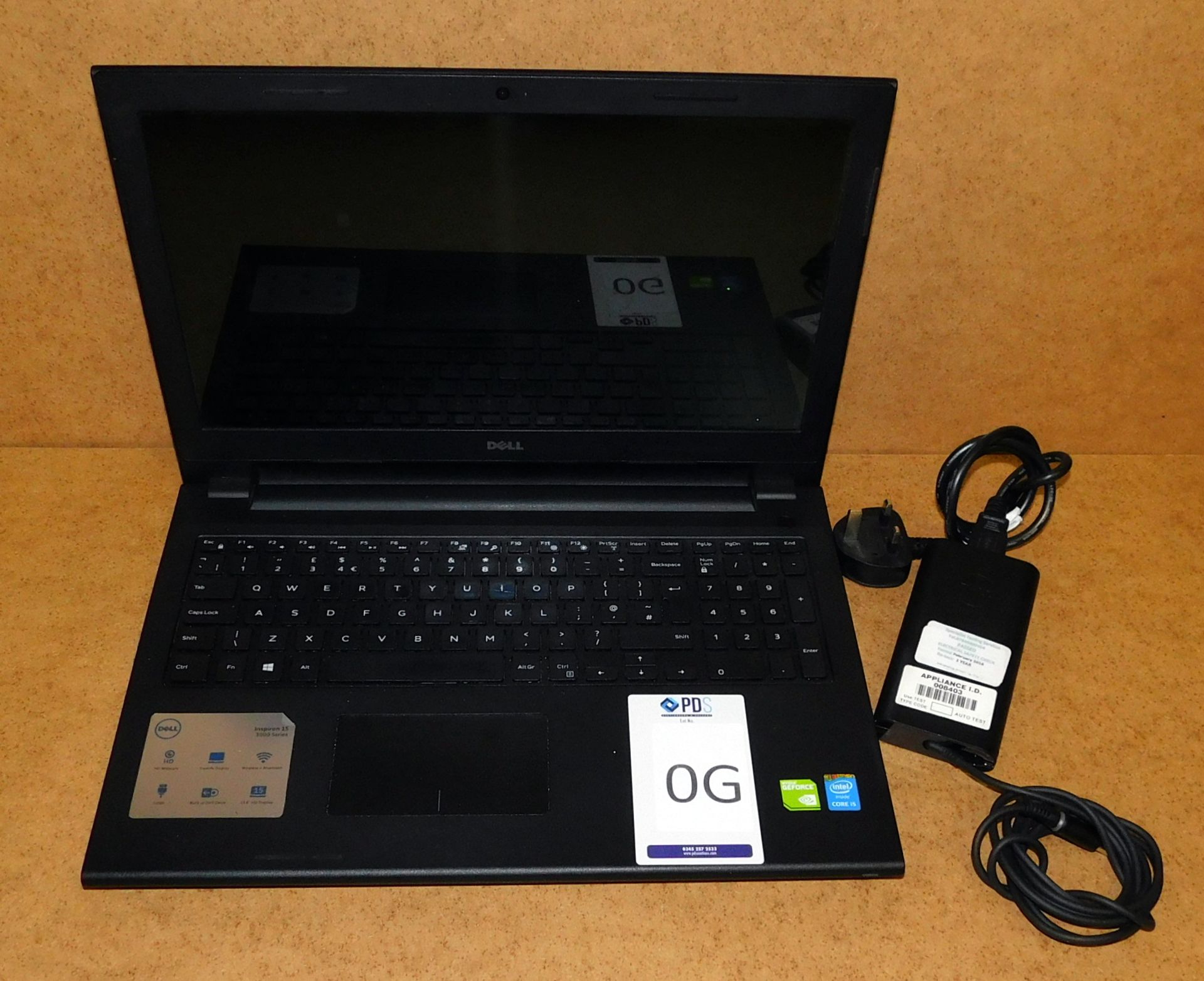 Dell Inspiron 15 3000 Series Laptop, i5 Processor, 500 GB HDD with Charger