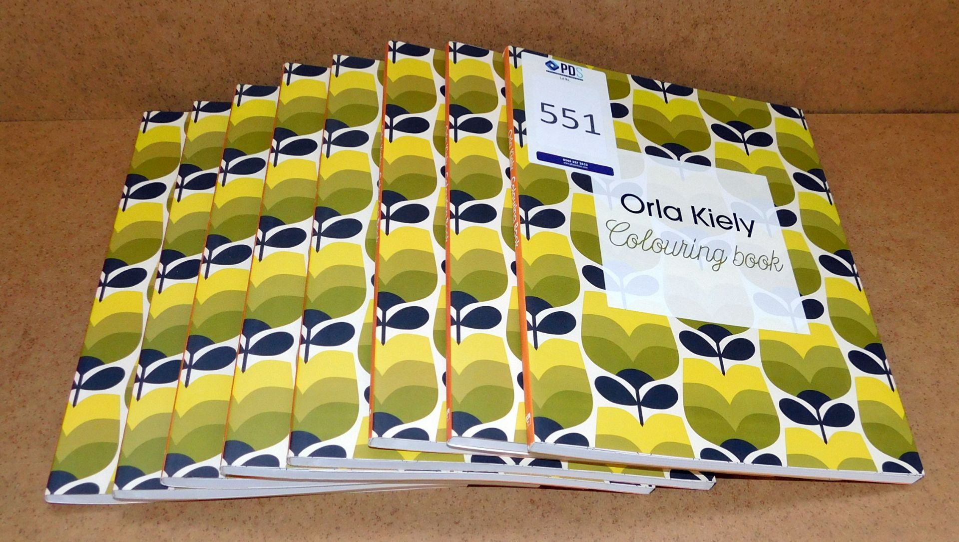 8 Orla Kiely Colouring Books