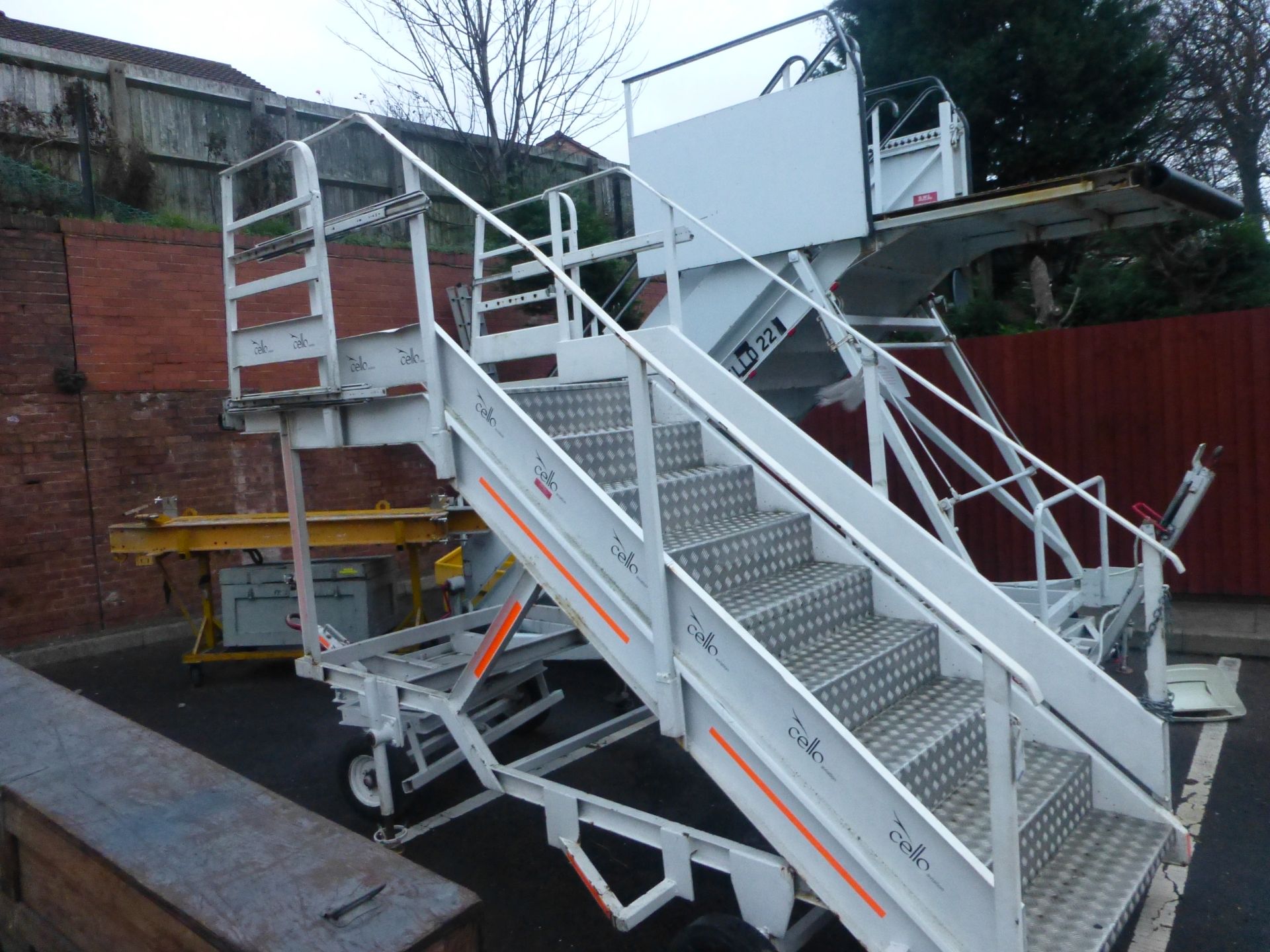 Towable 9 Rise Passenger Steps, Serial No: 34678 (Located 140 Holyhead Road, Birmingham, West - Image 2 of 2