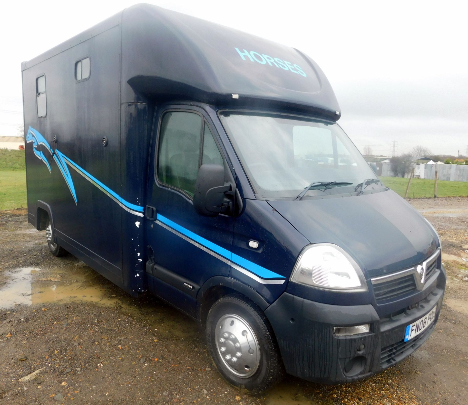 Vauxhall Movano Based Horsebox, Registration Number FN08POU, LWB DIESEL 3500 2.5CDTI 146ps High Roof - Image 2 of 13