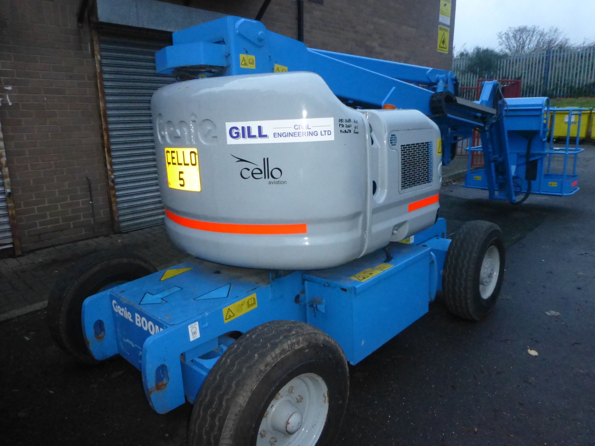 Genie Z45-25J Bi-Fuel Self Propelled Wheeled Man Lift, Plant No: Cello 2 (Located 140 Holyhead Road,