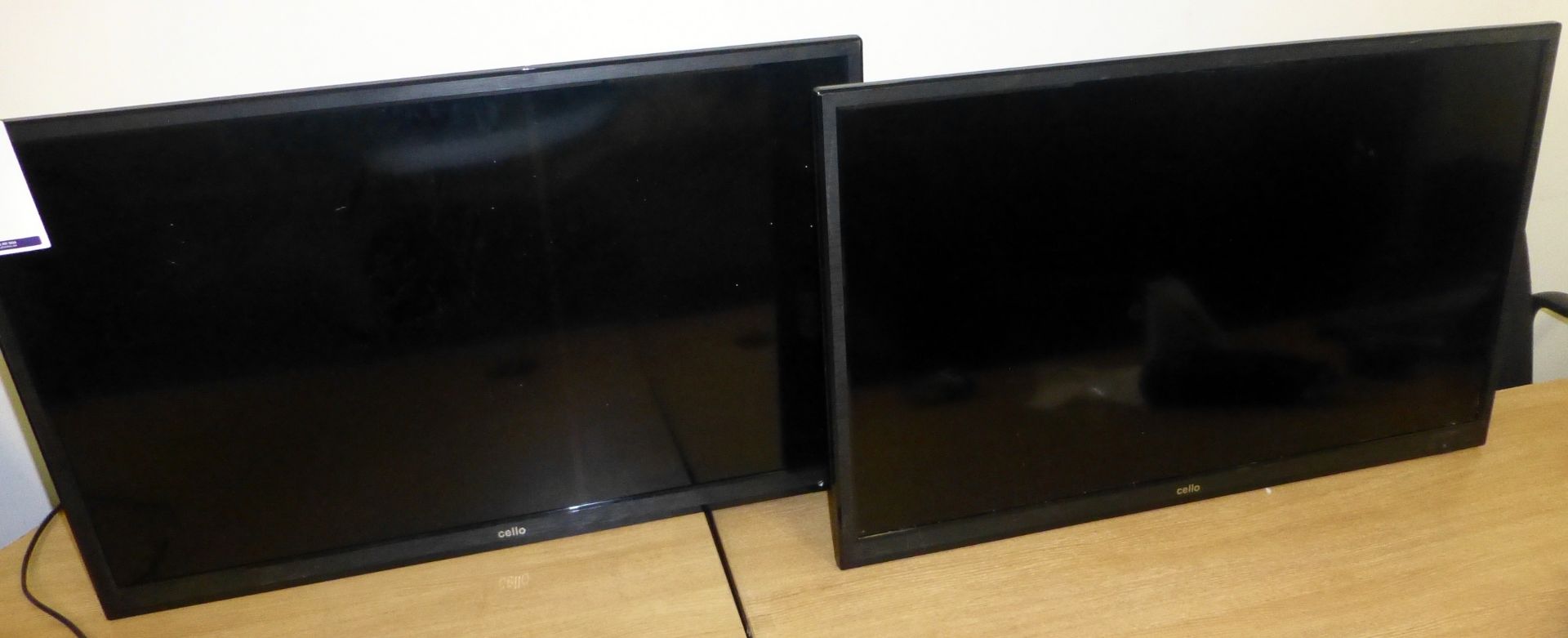 2 Cello 32" LCD Display/TV, No Stands (Located 82 Rolfe Street, Smethwick, B66 2AX)