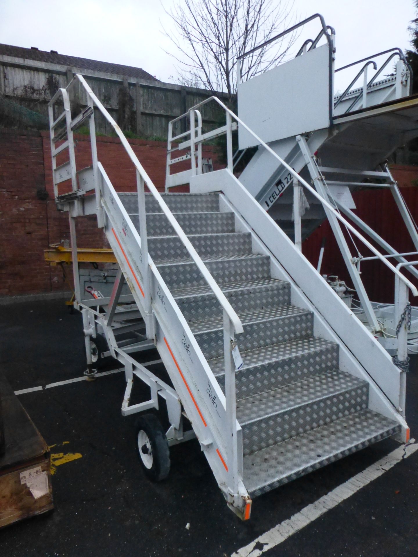 Towable 9 Rise Passenger Steps, Serial No: 34678 (Located 140 Holyhead Road, Birmingham, West