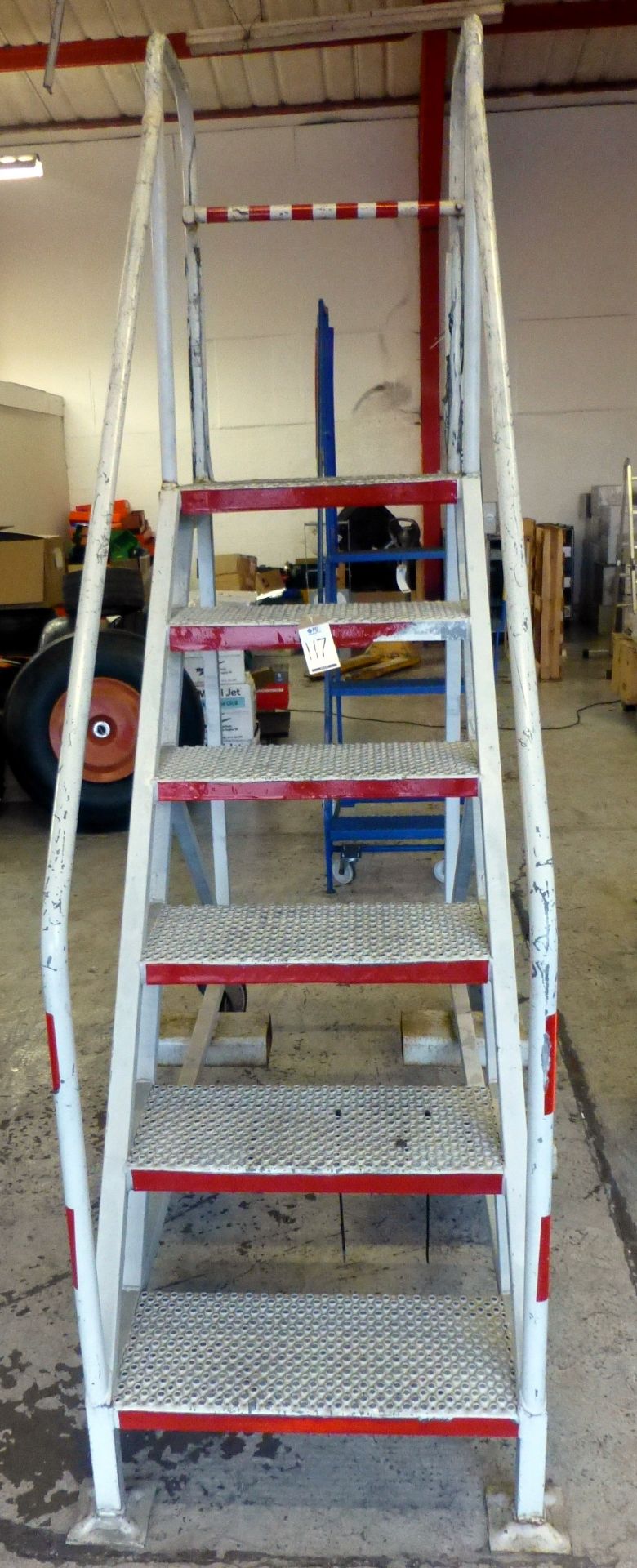 6 Rise Mobile Aircraft Maintenance Access Steps, Platform Height: 1.53m, Plant No: Cello 19 (Located - Image 3 of 3