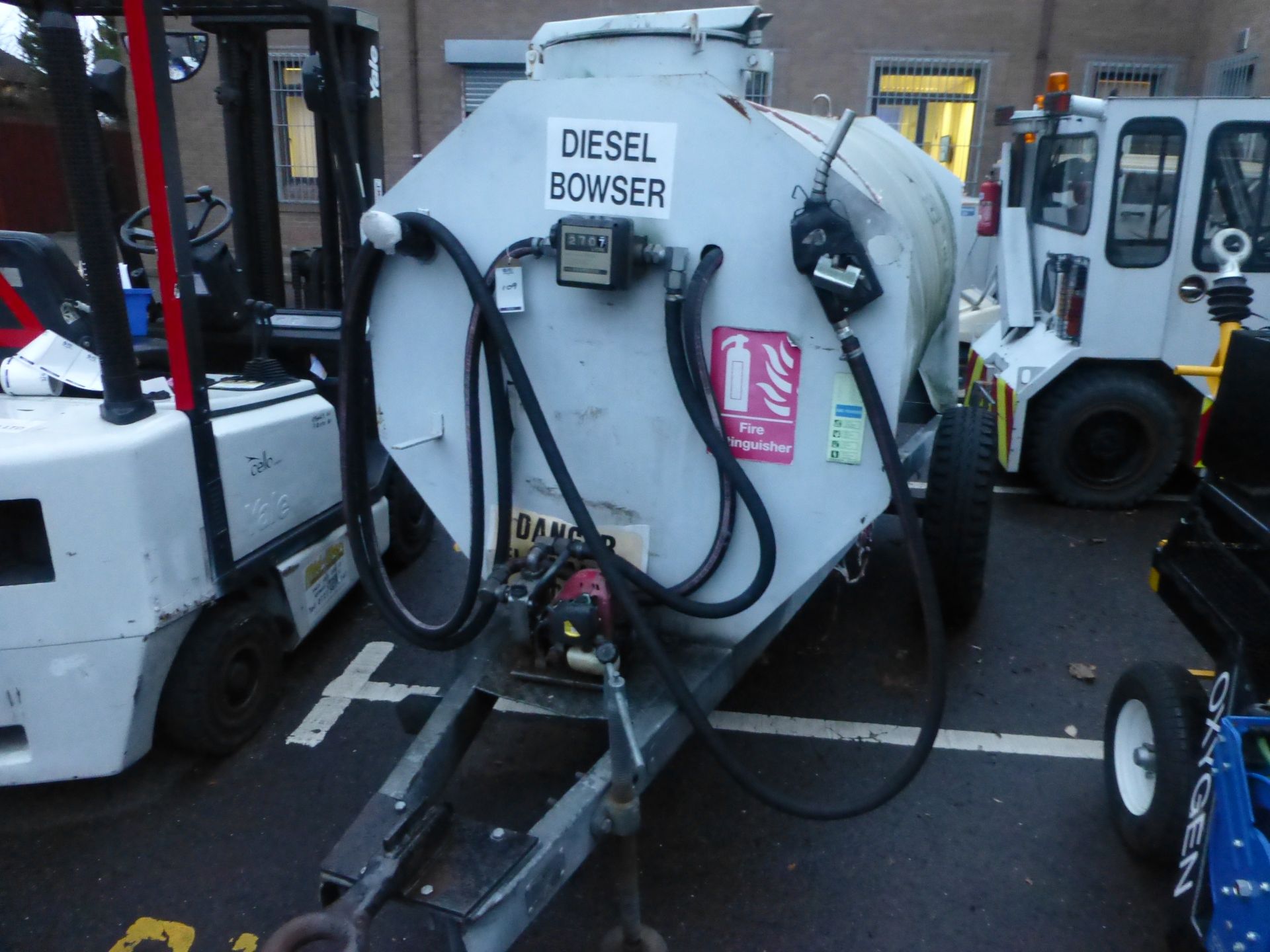 Mainway Towable Bunded Diesel Bowser with Petrol Driven Pump Unit & Delivery Hose (Located 140 - Image 2 of 2