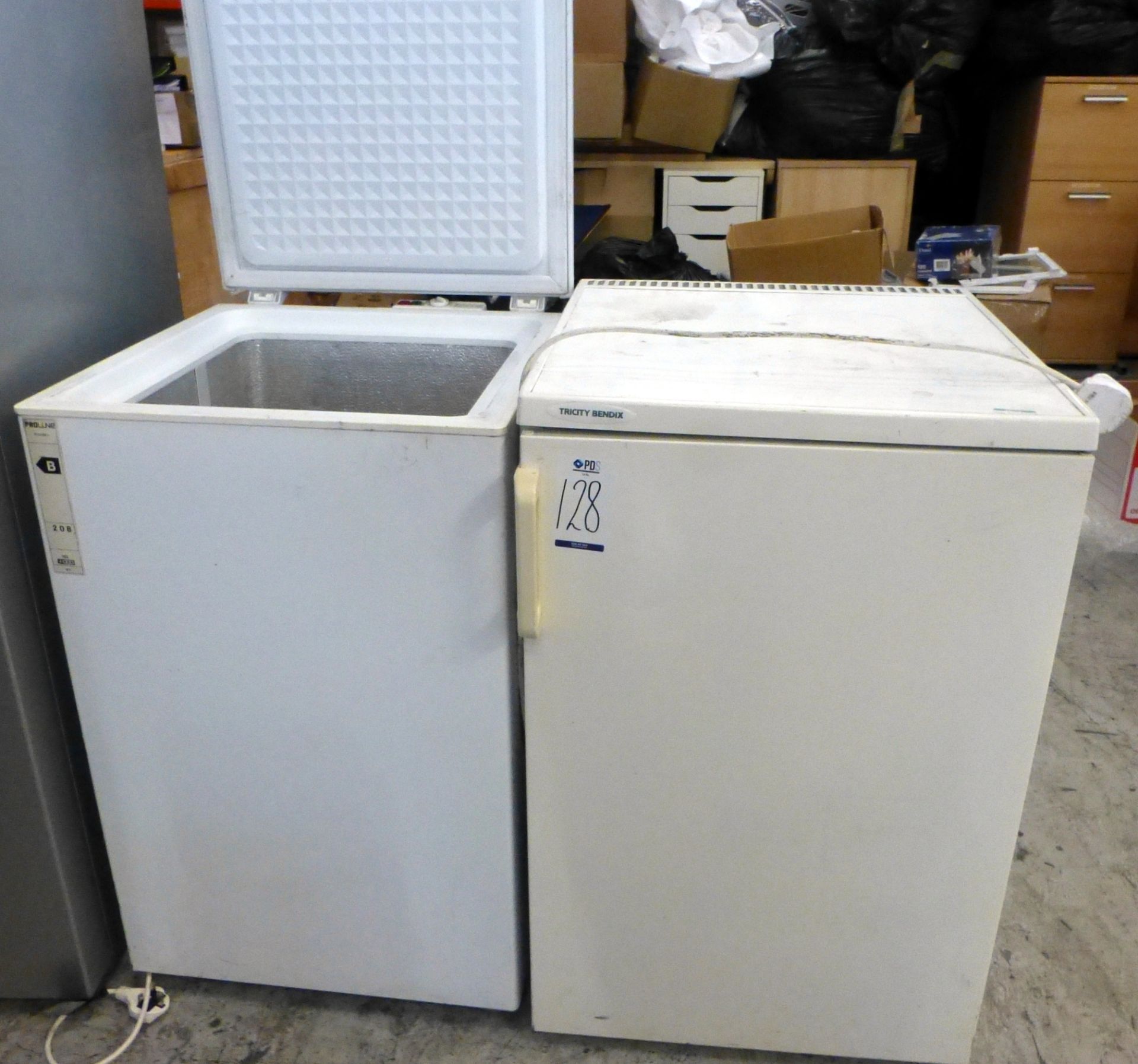 Tricity Bendix Domestic Refrigerator & Proline 60cm Wide Chest Freezer (Located 82 Rolfe Street,