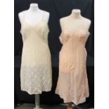 Collection of vintage mid 20th century items to include: nightgowns,