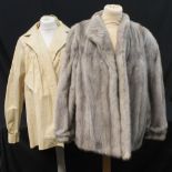 Vintage Sapphire mink fur jacket by Koe-Bel Furs, 419 Lord St, Southport, with original receipt.