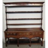 18TH CENTURY WELSH SWANSEA VALLEY POTBOARD DRESSER,