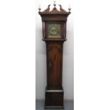 MID 18TH CENTURY WELSH OAK CASED, THIRTY HOUR, LONG CASE CLOCK by Samuel Roberts of Llanfair,