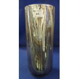 Art glass drawn cylindrical vase in Murano style. 31cm approx. (B.P. 24% incl.