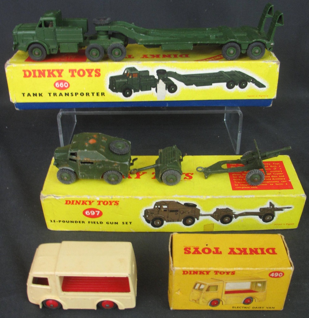 Dinky toys 660 tank transporter, togethe