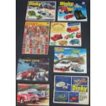 Collection of vintage Dinky toys catalog