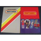 Two Matchbox 'Action Packed' catalogues