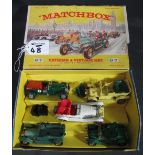A vintage boxed Matchbox G-7 Veteran and