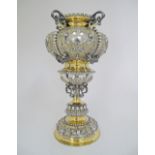 A Large R & S Garrard & Co Victorian gilt sterling silver communion cup. Gift from Queen