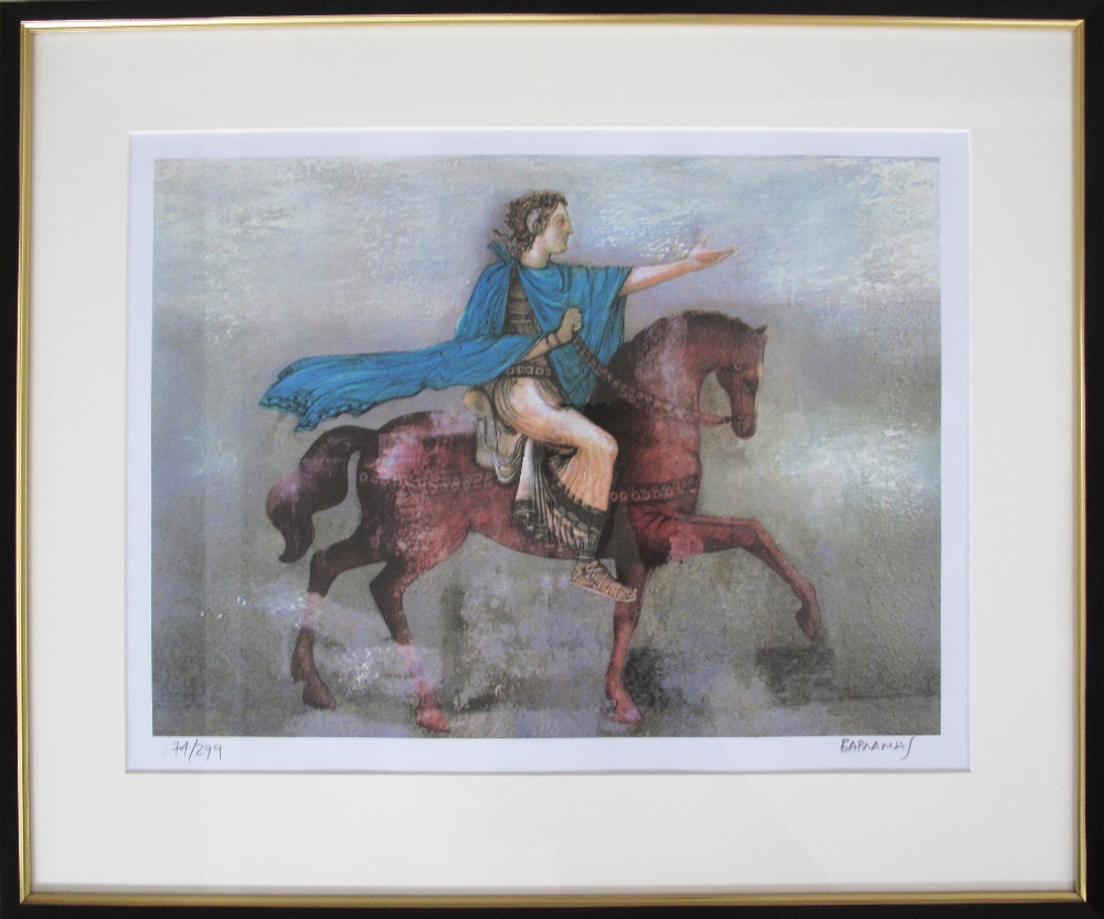 Makis Efthymios Warlamis (Greece 1942-2016 Austria) Megas Alexandros, Litho, signed and numbered