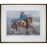 Makis Efthymios Warlamis (Greece 1942-2016 Austria) Megas Alexandros, Litho, signed and numbered
