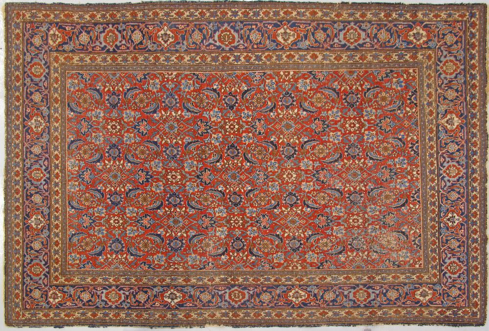 Tabriz Old Iranian carpet 322x239cm.