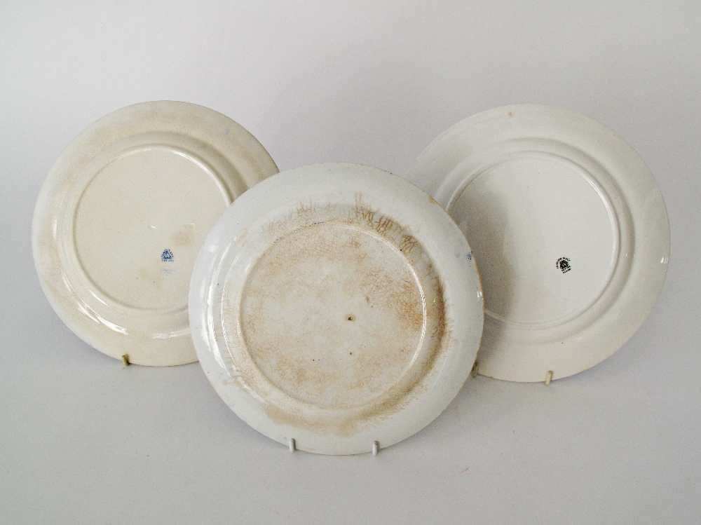 Six English & Italian ceramic dishes c19th century. (6) - Bild 3 aus 9