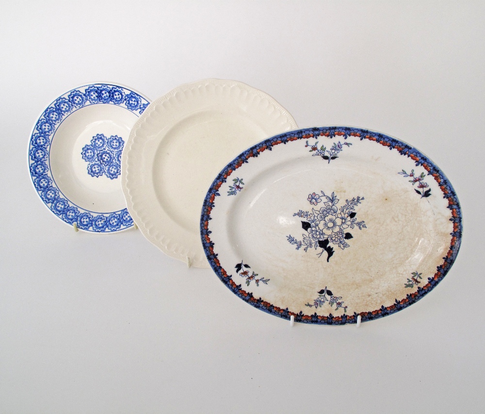 Six English & Italian ceramic dishes c19th century. (6) - Bild 6 aus 9