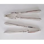 A pair of German WMF nut crackers, silver-plated, WÜRTTEMBERGISCHE METALLWAREN FABRIK, modern. (2)