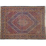 A Tabriz Iranian Old Rug. 185 cm x 138 cm. Carpet.