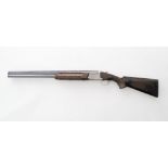 Japanese NIKKO 12 Bore, Over and Under hunting gun serial no N13875, the lock plate engraved with