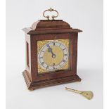 An English Charles Frodsham mahogany cased mantle / carriage clock marked C and F with original