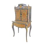 A French Boulle-work side cabinet