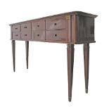 A Neoclassical-style console dresser,