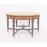 A Louis XVI style center table