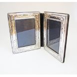 Α Sterling silver two fold photo frame