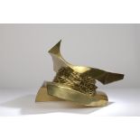 Claude SANTARELLI dit SANTA (1925-1979). Torsion, 1973. Sculpture en bronze poli. [...]