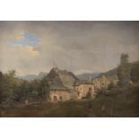 Claude POLLET (Grenoble 1820-1858), attribué à, La Grande Chartreuse. Huile sur [...]