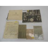 Various Photos and Documents Relating to the Devonshire Regiment