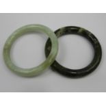 2x Jade Bangles